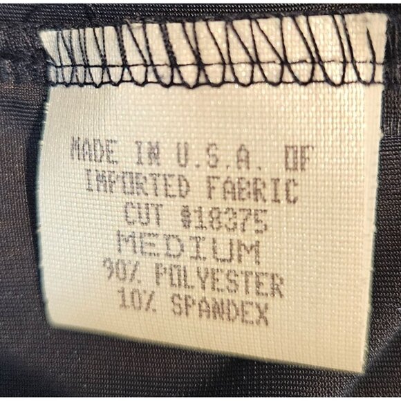 Harold's Woman Size M VTG Blue Velvet Top Side Vents Ruffle Sleeve Luxury Party - Picture 5 of 6